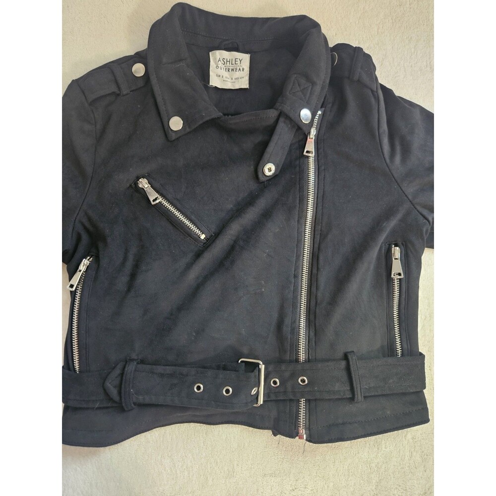 Ashley By 26 International Outerwear Size S Black Bomber Jacket (women’s)